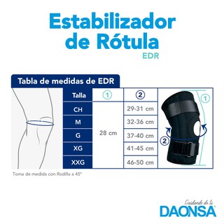 Foto 4 | Foto 4 | Estabilizador de Rodilla Daosport color Negro Unisex