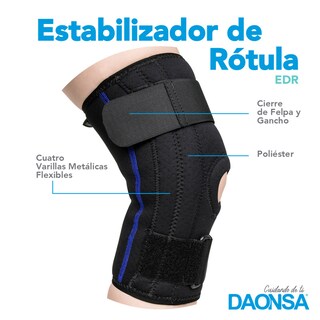 Foto 3 | Foto 3 | Estabilizador de Rodilla Daosport color Negro Unisex