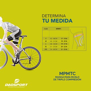 Foto 4 | Foto 4 | Manga para Muslo de Triple Compresión Daosport