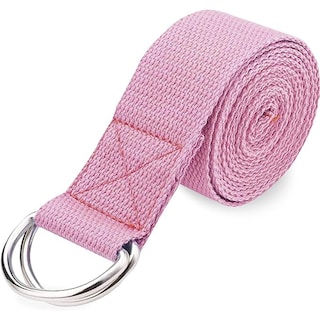 Foto 1 | Foto 1 | Correa de Yoga Rosa Thefne de 1.8m para Mejorar Flexibilidad y Equilibrio