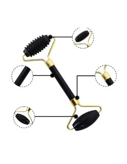 Foto 3 | Foto 3 | Kit Rodillo Facial Jade Black Obsidiana