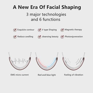 Foto 4 | Foto 4 | Limpiadores Faciales Huoguo Microcurrent Ems Lifting En Forma De V - Venta Internacional.