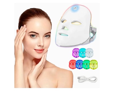 Foto 1 | Foto 1 | Máscara De Terapia Facial Profesional Con 7 Colors Led Luz