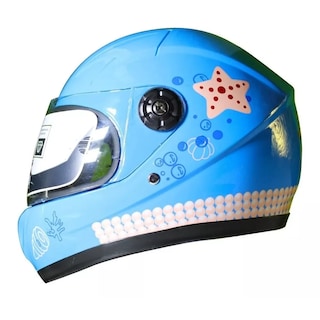 Foto 1 | Foto 1 | Casco Broche Seguridad Moto Caballito De Mar Eo Safe Imports Esi-13082 Azul