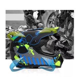 Foto 2 | Foto 2 | Casco Para Motocicleta Todoterreno Certificado Dot Con Gafas Talla L Eo Safe Imports Esi-17014 Multicolor