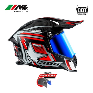 Foto 2 | Foto 2 | Casco Para Motocicleta Axs Beretta Rojo