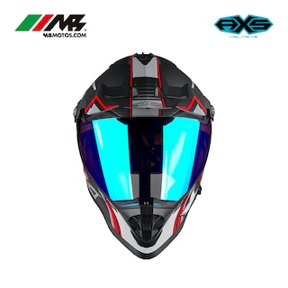 Foto 4 | Foto 4 | Casco Para Motocicleta Axs Beretta Rojo