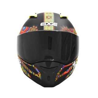 Foto 3 | Foto 3 | Casco Integral Para Moto Edge Helmets Oficial Xamma color Negro Certificado Dot Talla M