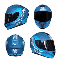 Casco Integral Edge HEXA color Azul Talla EG