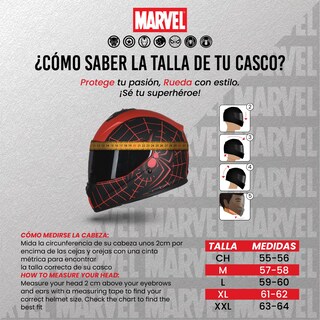 Foto 6 | Foto 6 | Casco Integral Edge Lexus Negro Pantera Negra Marvel