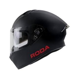 Foto 1 | Foto 1 | Casco Roda Course Negro Mate Logo Rojo Cerrado Svs Negro