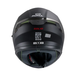 Foto 3 | Foto 3 | Casco Roda Course Negro Mate Logo Rojo Cerrado Svs Negro