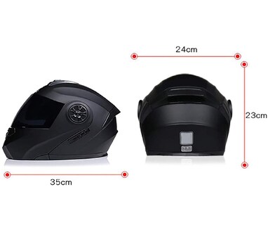 Foto 2 | Foto 2 | Casco Moto Abatible L/xl Eo Safe Imports Esi-13774 Negro