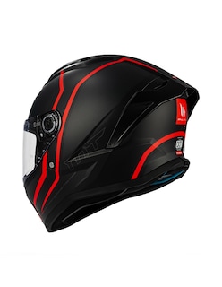 Foto 3 | Foto 3 | Casco Para Moto Mt Helmets Stinger 2 Tuin Rojo Doble Certificado