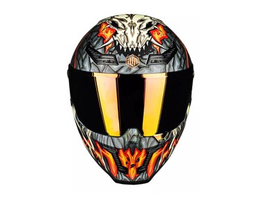 Foto 3 | Foto 3 | Casco Ilm Mf509 Day One Orange para Motociclista