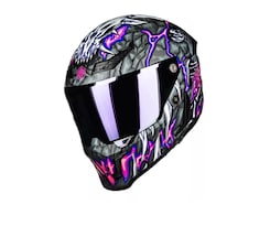 Casco De Moto Integral Ilm Mf509 Day 1 Purple