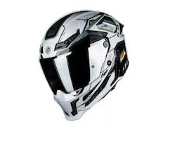 Casco De Moto Integral Ilm Mf509 Cyborg Gray