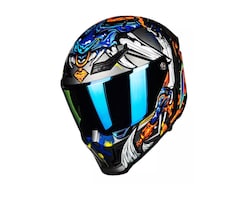 Casco De Moto Integral Ilm Mf509 Ronin Blue