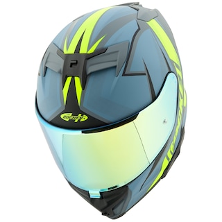 Foto 4 | Foto 4 | Casco Cerrado Joe Rocket Rkt 210 Reactor Azul + Mica Iridium