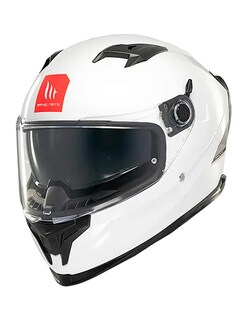 Foto 1 | Foto 1 | Casco De Moto Mt Helmets Ff128sv Braker A0 Blanco Brillante