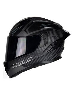 Foto 2 | Foto 2 | Casco Para Moto Kov Ares Knox Negro Gris Cert Dot Mica Humo