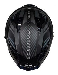 Foto 5 | Foto 5 | Casco Para Moto Kov Ares Knox Negro Gris Cert Dot Mica Humo