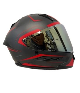 Foto 2 | Foto 2 | Casco De Moto Ilm Mf568 Rojo Y Negro
