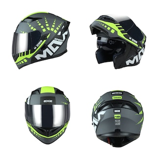 Foto 1 | Foto 1 | Casco Abatible Edge Max Speed Multicolor Talla M