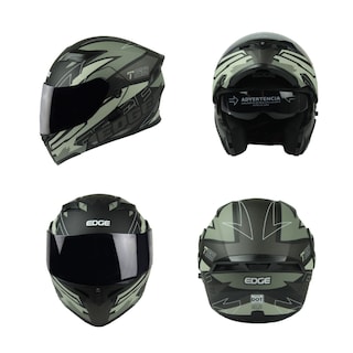 Foto 1 | Foto 1 | Casco Abatible Edge T68 color Gris Talla G