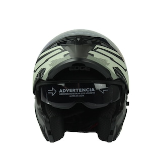 Foto 3 | Foto 3 | Casco Abatible Edge T68 color Gris Talla G