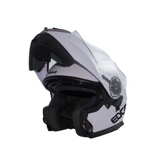 Foto 3 | Foto 3 | Casco Abatible Edge Helmets Oficial Jet 2 Blanco Certificado Dot Moto
