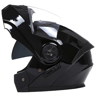 Foto 2 | Foto 2 | Casco Motociclista Seguro Mxbln-002 1pza color Negro Talla M Abatible