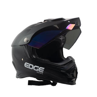 Foto 4 | Foto 4 | Casco Doble Propósito para Moto Edge Helmets Oficial K4 Negro Certificado Dot