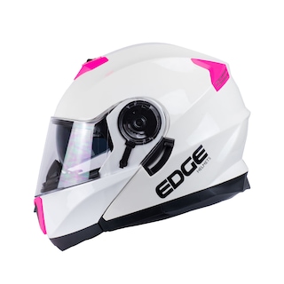 Foto 2 | Foto 2 | Casco Abatible Edge Helmets Oficial Jet 2 Blanco Certificado Dot Moto