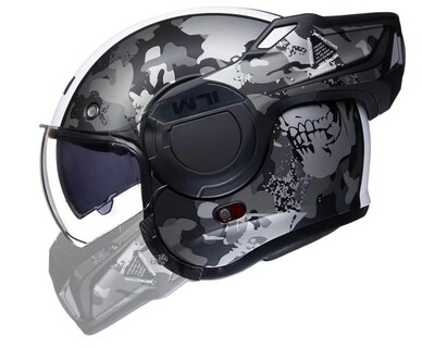 Foto 3 | Foto 3 | Casco Para Moto Ilm B707 Modular Camouflage