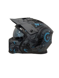Foto 3 | Foto 3 | Casco Integral de Motociclista ILM Z302 Mechanical Red