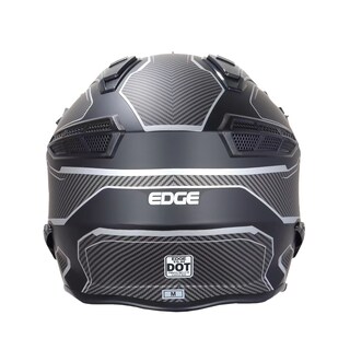 Foto 3 | Foto 3 | Edge Moto Edge Kombat Carbón Gris Plata Mate Lux Certificado Dot