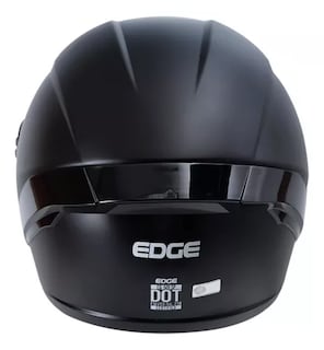 Foto 3 | Foto 3 | Casco para Motociclista Edge Extragrande Negro Certificado DOT