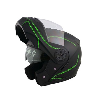 Foto 5 | Foto 5 | Casco para Motociclista Edge Mediano Negro Certificado DOT