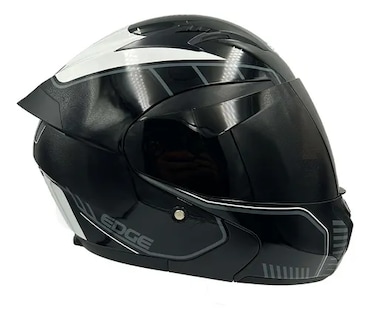 Foto 1 | Foto 1 | Casco para Motociclista Edge Extragrande Negro Abatible