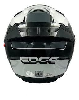 Foto 3 | Foto 3 | Casco para Motociclista Edge Extragrande Negro Abatible
