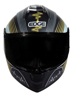 Foto 2 | Foto 2 | Casco para Motociclista Edge Extragrande Negro Abatible