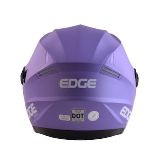 Foto 4 | Foto 4 | Casco Para Moto Edge Jaguar Sólido Púrpura Certificado Dot