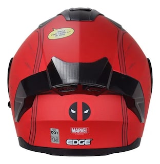 Foto 3 | Foto 3 | Casco Para Moto Abatible Deadpool Dot/ece 2206