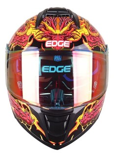Foto 2 | Foto 2 | Casco Para Moto Dragon Rojo Abatible Dot/ece Con Luz Led