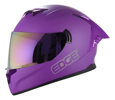 Foto 1 | Foto 1 | Casco Para Moto Integral Morado Mate Edge Dot