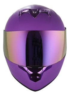 Foto 2 | Foto 2 | Casco Para Moto Integral Morado Mate Edge Dot
