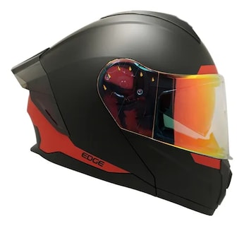 Foto 3 | Foto 3 | Casco Para Moto Negro Abatible Edge Dot/ece