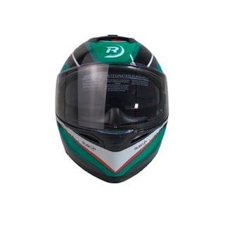 Foto 3 | Foto 3 | Casco Abatible Para Moto Rasen, Verde Y Negro Con Lentes Certificación Dot Verde
