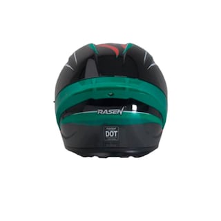 Foto 4 | Foto 4 | Casco Abatible Para Moto Rasen, Verde Y Negro Con Lentes Certificación Dot Verde